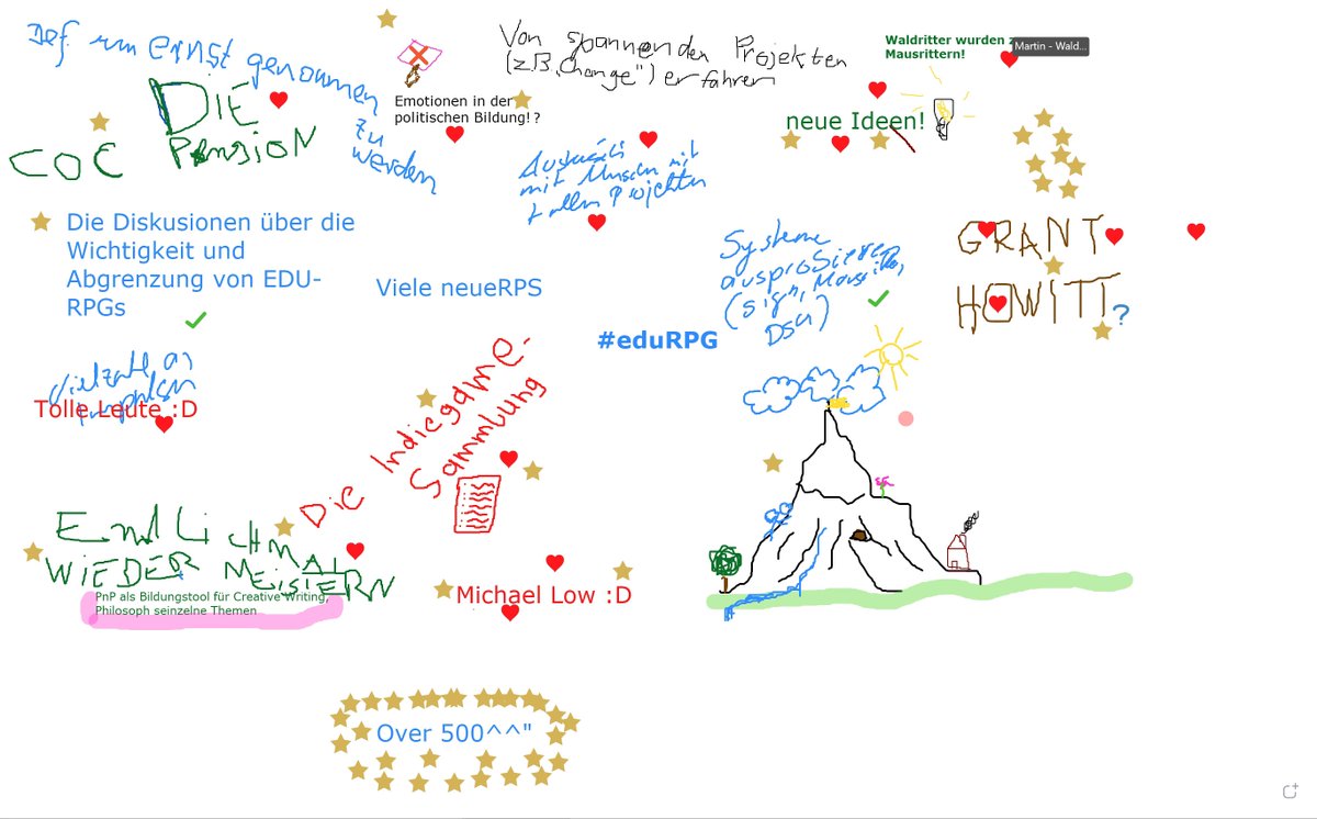 WaldritterB's tweet photo. Unser 3. #eduRPG Barcamp geht zu Ende und wir hoffen ihr hattet alle ein schönes, spannendes, lehrreiches und motivierendes Barcamp Wochenende!
Der Termin für das 4. eduRPG Barcamp steht auch schon.😊
eduRPG Barcamp 2023: Save the date 17. - 19.02.2023
#pnpde #LARP #Bildung #twlz https://t.co/wOl6fWmVYq