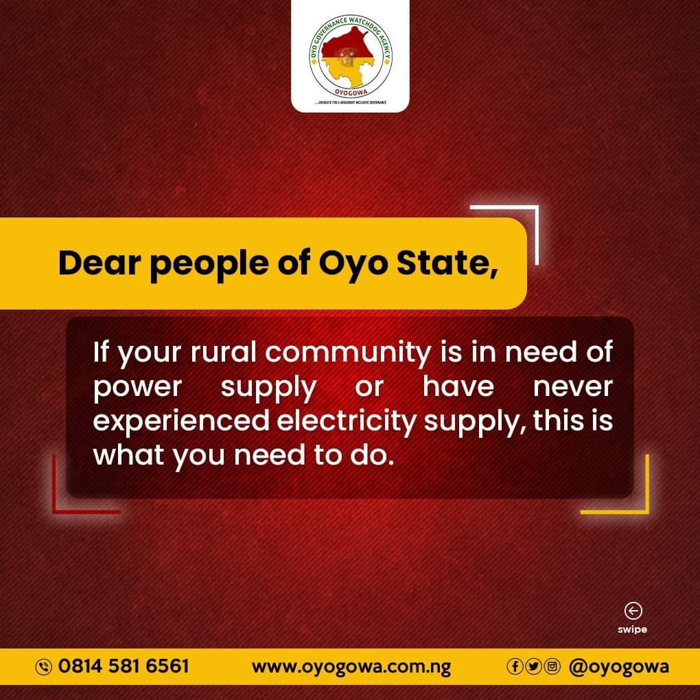 oyogowa's tweet photo. Hello there,

Have you seen this ? 
.
.

#watchdog #oyogowa #grassroots #oyo  #powersupply #Feedbacktime #electricity #oyogovernancewatchdog #sdgs2030 #ogbomoso #sakinigeria https://t.co/jgthudw1js