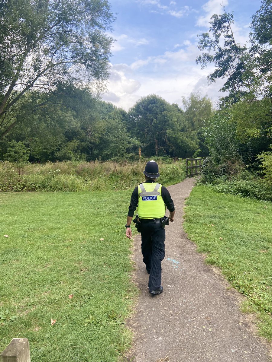 Officers are patrolling in and around The Millenium Park, Acocks Green. #keepingtheparksclean #OpIntrusive