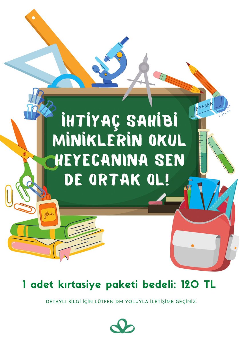 Okula dönüşün ihtiyaç sahibi miniklerimizin yüzünde sıcak bi'gülüşe dönüşmesi için desteğinize ihtiyacımız var!📚
Kırtasiye yardım paketlerinden satın alarak farklı şehirlerde yaşayan miniklerin kırtasiye ihtiyaçlarının BGY gönüllüleri vasıtasıyla giderilmesi sağlayabilirsiniz.