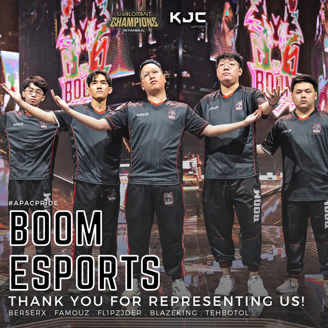 BuffUpGG's tweet photo. THANK YOU FOR REPRESENTING US, BOOM ESPORTS!โจ
Stepping into #VALROANTChampions already makes you a CHAMPION! Stay hungry, Beasts!๐Indonesia is proud, APAC is proud!๐ฎ๐ฉ
@blaZek1ngg
@tehbotolvlr
@fl1pzjder
@BerserX_
@fikrizaki
@meowvlrt
@boomesportsid
#VCT #HungryBeasts https://t.co/b0ooOgKNNS