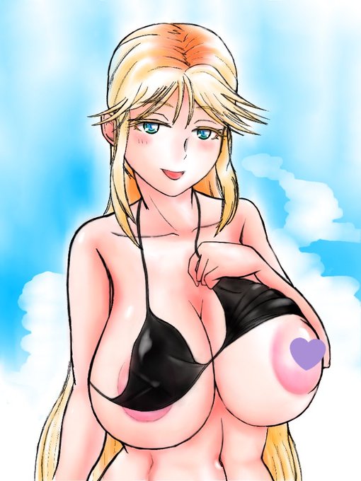 便乗!黒ビキニ!
#黒ビキニ 