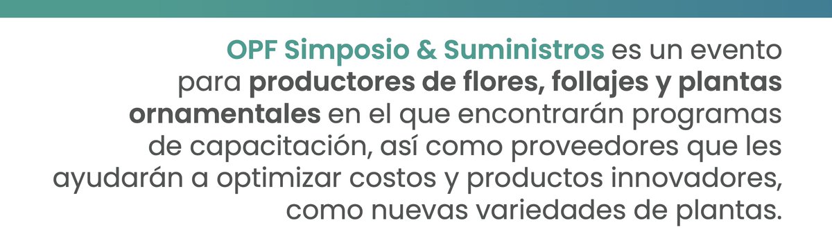 OPFexpo's tweet photo. Asiste a la conferencia: "Estrategia y esquemas de fertilización en plantas ornamentales".
La fertilización es base fundamental para el adecuado desarrollo de nuestras plantas.  https://t.co/JWkyrD6DtS https://t.co/AYVAaR8lDT