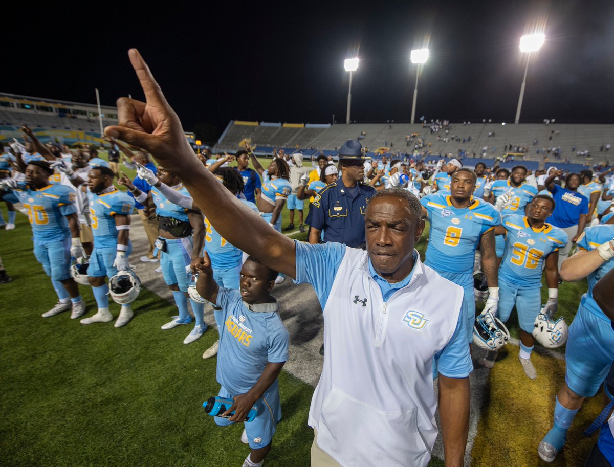 TravSprad's tweet photo. Advocate photos: Southern University thrashes Florida Memorial University, 86-0, the 2nd-highest points total ever scored by the Jags in a game, Eric Dooley's first as SU head coach, Sept. 3, 2022 in Baton Rouge. @SouthernU_BR @theadvocatebr @GeauxJags https://t.co/hV4evxAUxN https://t.co/LyXwJbzpEf