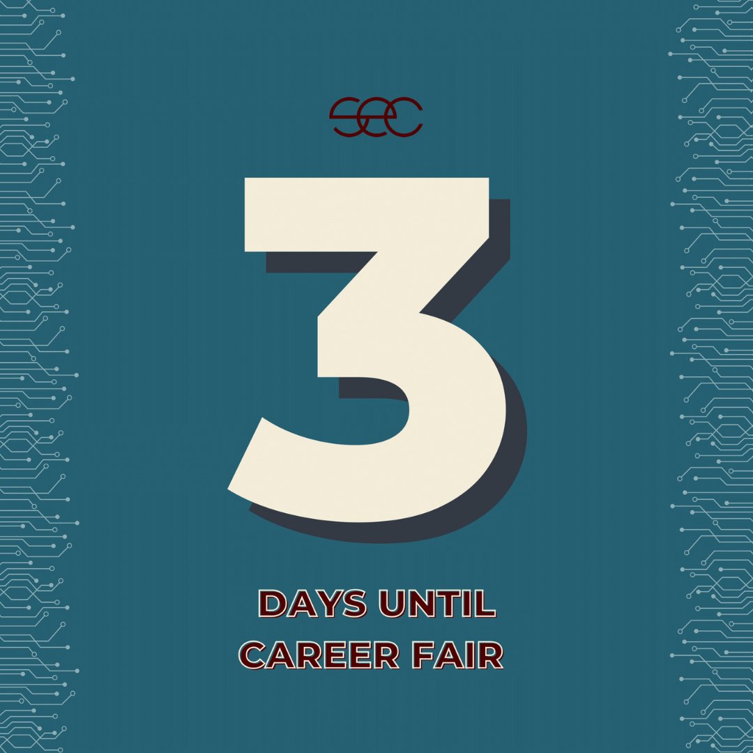 TAMUsec's tweet photo. 3 DAYS until the Engineering Career Fair! Today's tip is how to perfect your elevator pitch! Swipe for more details. https://t.co/yLKBJSfEyb