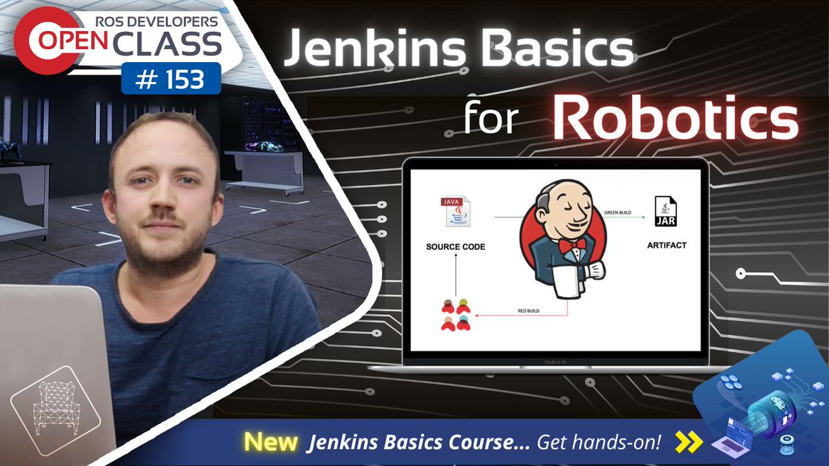 _TheConstruct_'s tweet image. Learn more about #Jenkins - a powerful #Java_based #open_source continuous integration &amp;amp; deployment server that supports many (open_source) plugins to extend its features.
Join the next Open Class 👉🏽 ow.ly/RezL50Kz4r4

#goROS #robotics @rosorg