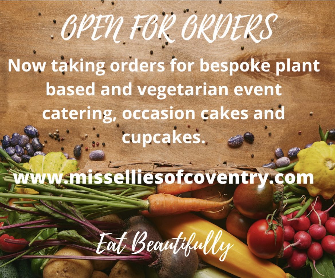 Delicious plant based and vegetarian food, and of course cake, available to order for your event. Coventry catering at its best. #Coventry #covfood #covvegan #covplantbased #lovefoodcov #ecofriendly
