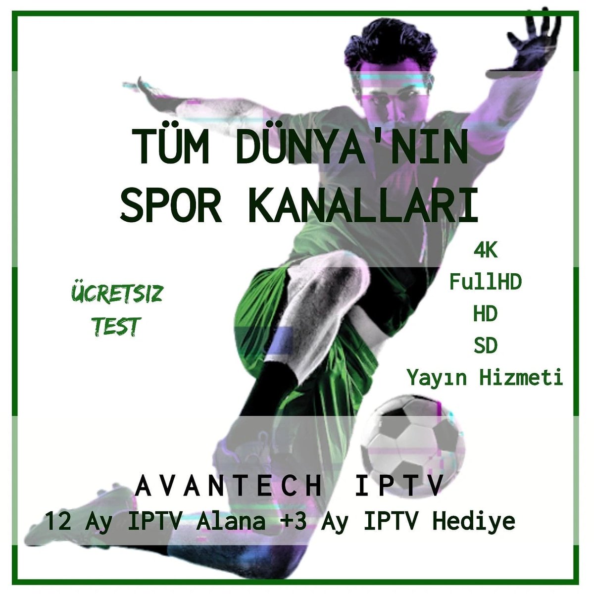 Ücretsiz Test yayınımızı deneyin 🍿
İletişim : wa.me/message/BILSDH…
Avantajlı Teknolojiyi AVANTECH IPTV ile kesfedin

#iptv #fenerinmacivar #Fenerbahce #macyayını #maclinki #macizle #Galatasaray #besiktas #Trabzonspor #Spor #Derbi #futboll #AlmaNetflix #film #dizi #belgesel