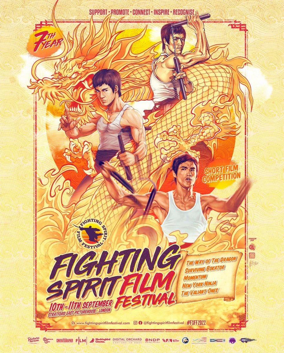 KFMovieGuide's tweet photo. EVENT: @FSFilmFestival returns to @SEPicturehouse in London this weekend! Feature films include a 50th anniversary screening of #TheWayOfTheDragon (1972), #JohnLiu's #NewYorkNinja and #KingHu's #TheValiantOnes (1975). Head to https://t.co/eU2jgg3FvR for more details. 👊 #FSFF2022 https://t.co/6bYfWhjk9L