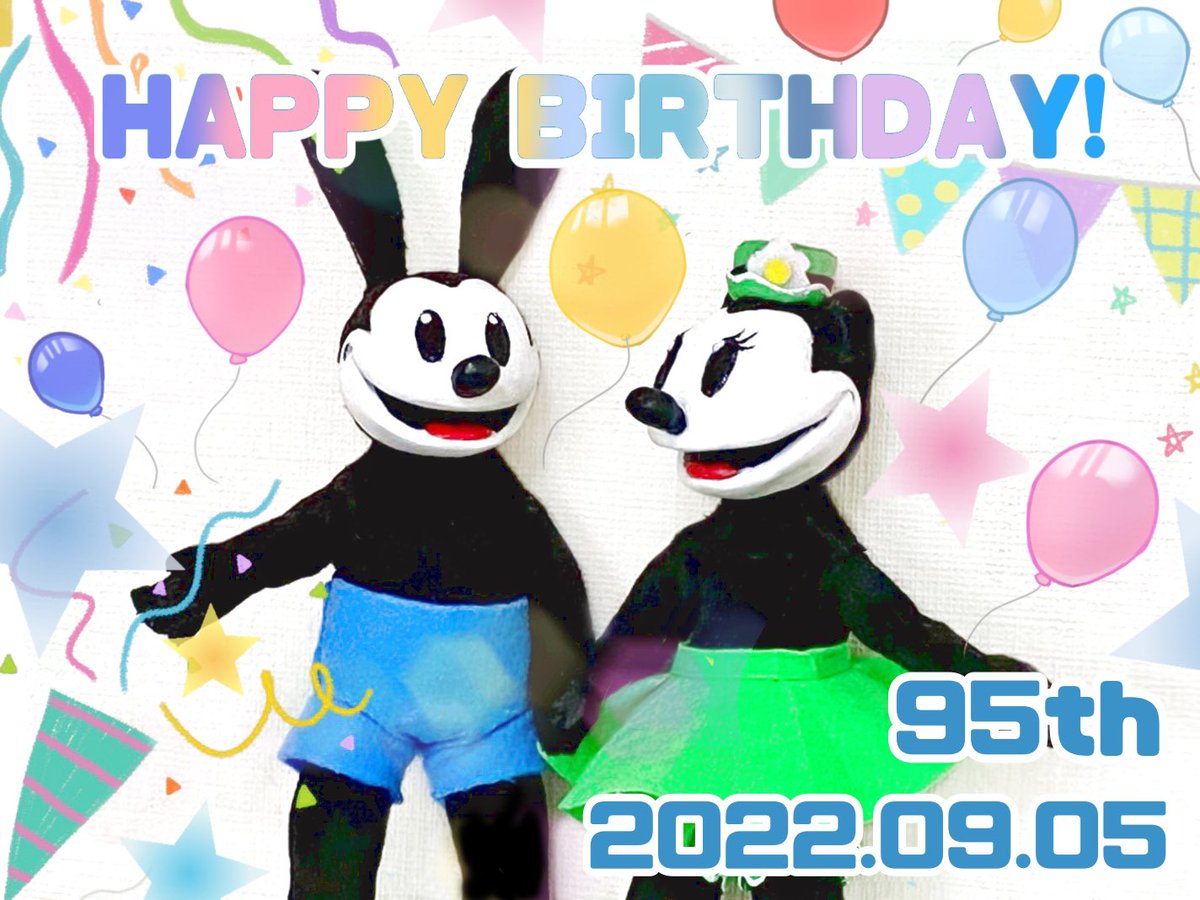 syo_disney2018's tweet photo. お誕生日おめでとおぉぉぉぉ！！！！
オズワルドがずっとずーっとハッピーでいてくれますように(人´∀︎`*)💕
#オズワルドスクリーンデビュー95周年 https://t.co/9HLWsNROMr