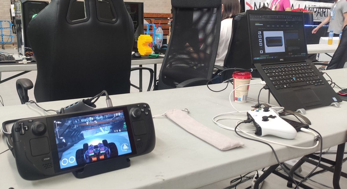 enderodiat's tweet photo. #nlp3 + #remoteplay + #steamdeck + 10gbps = ultragoal 😊😊😊😊 Hasta el año que viene! https://t.co/QgslifW2RH
