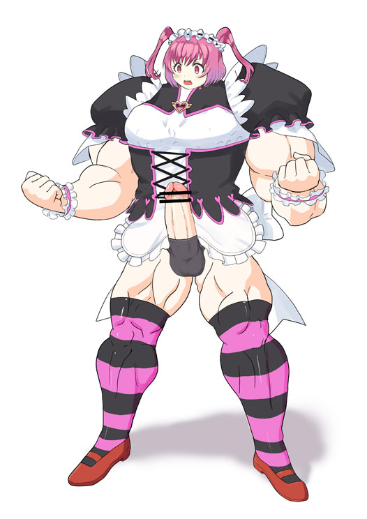 skebより。#筋肉娘化 