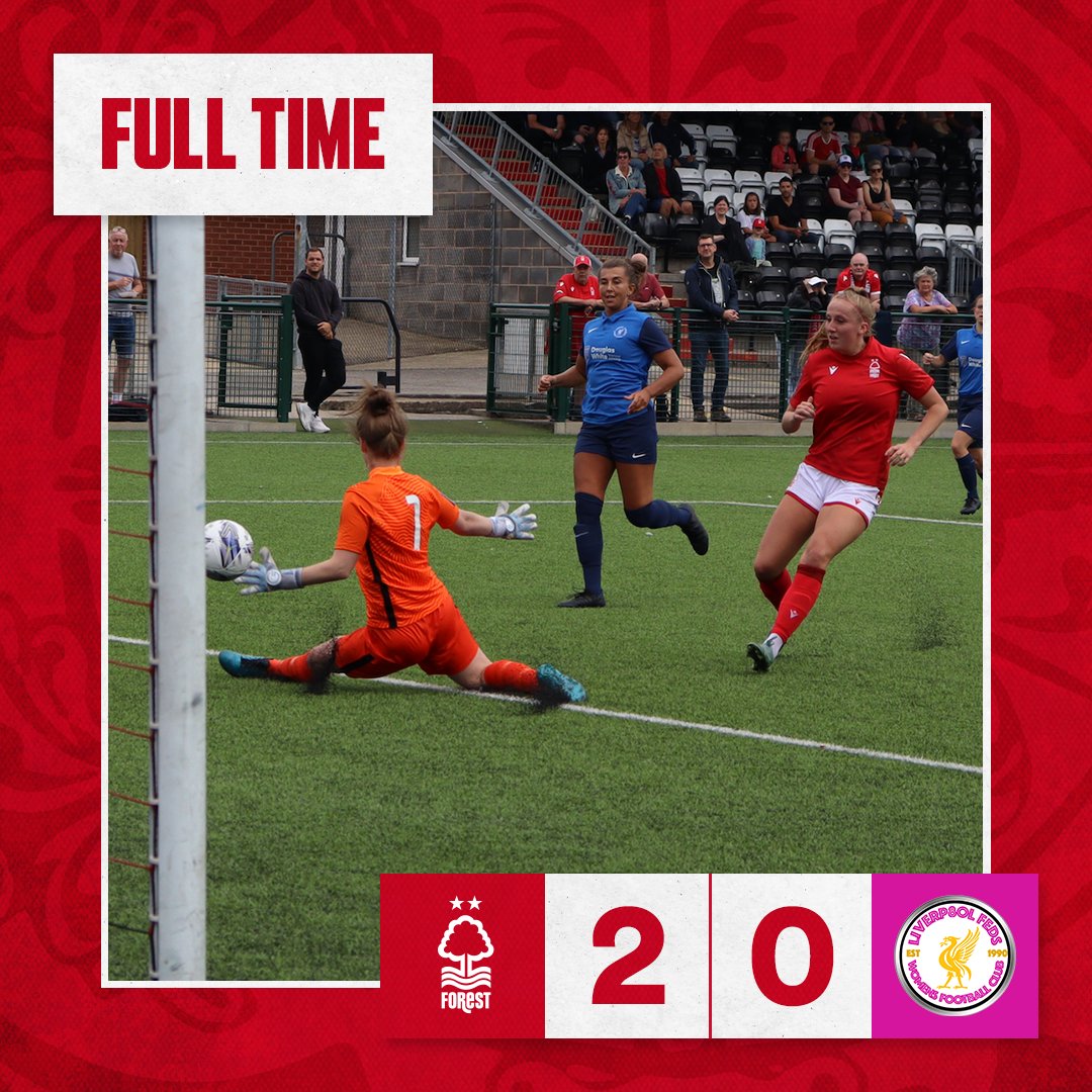 Full-Time: 

Goals from Moncaster and Steggles give Forest their 3rd win in 3 games and another clean sheet

🌳🔴 #NFFC 2 - 0 🔵⚫️ #FEDS