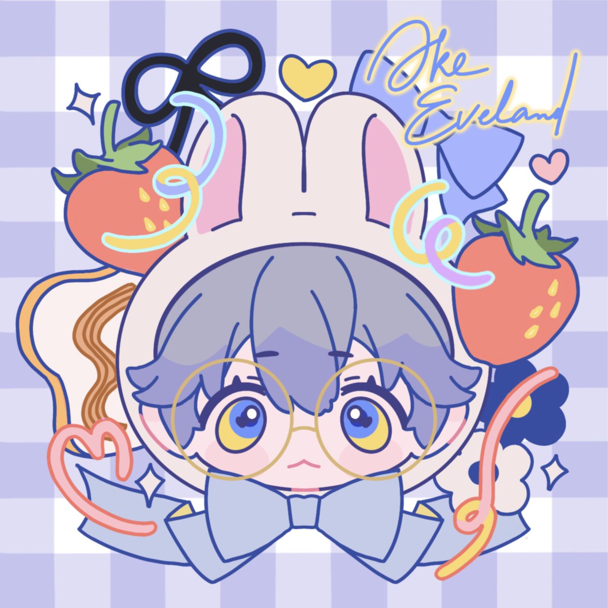 Po_0p's tweet photo. Ike 🐰 https://t.co/b0RRmJ4tSs