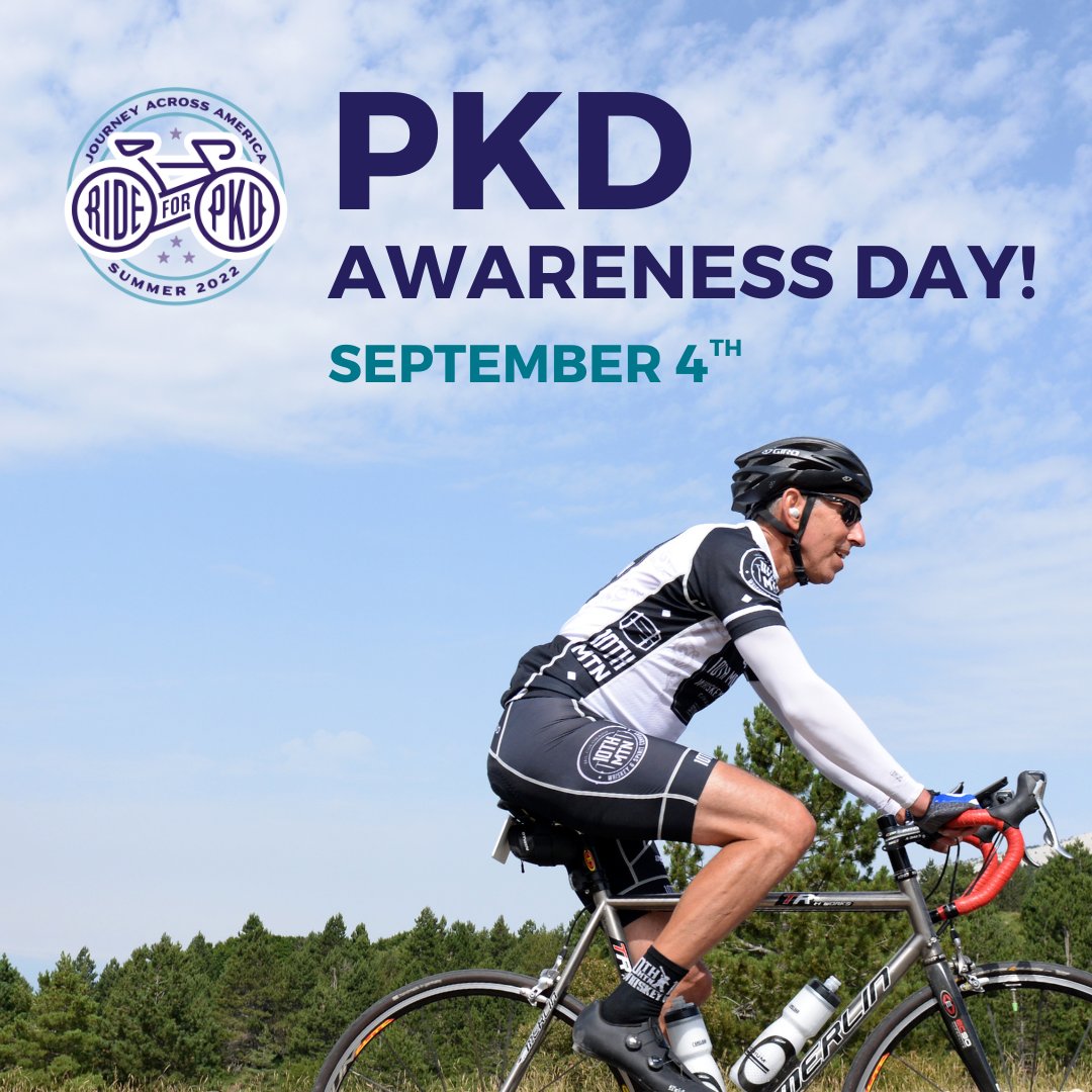 RideForPKD2022's tweet photo. Today is #PKDAwarenessDay! And although the #RideForPKD may be over, the work continues to educate and inspire our friends, families, and communities to learn about #PKD.
If you're interested in learning more about PKD or making a donation, visit: https://t.co/AJ6WWVJcv1 https://t.co/n7HAxs0X9u