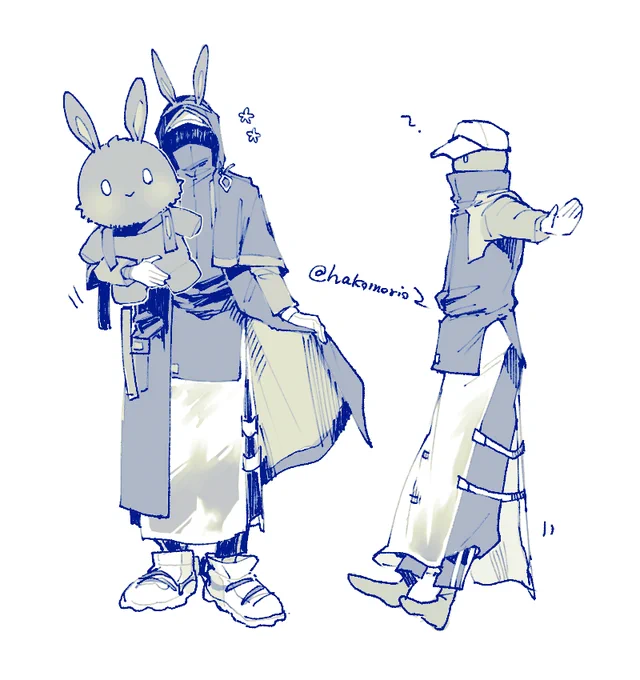 【落書き】何そのスケスケ+スリット……はれんちでござる…… 