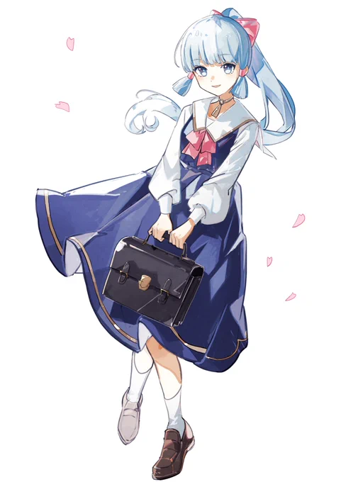 制服綾華ちゃんかわいいね〜#原神 #Ayaka 