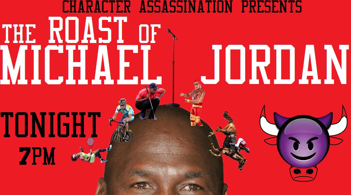CARoasts's tweet image. TONIGHT it's The Roast of Michael Jordan, one night only at @LaughFactoryCHI! Get tix for ten bucks while they last at this link:

…erassassinationchicago.ticketleap.com/mj/