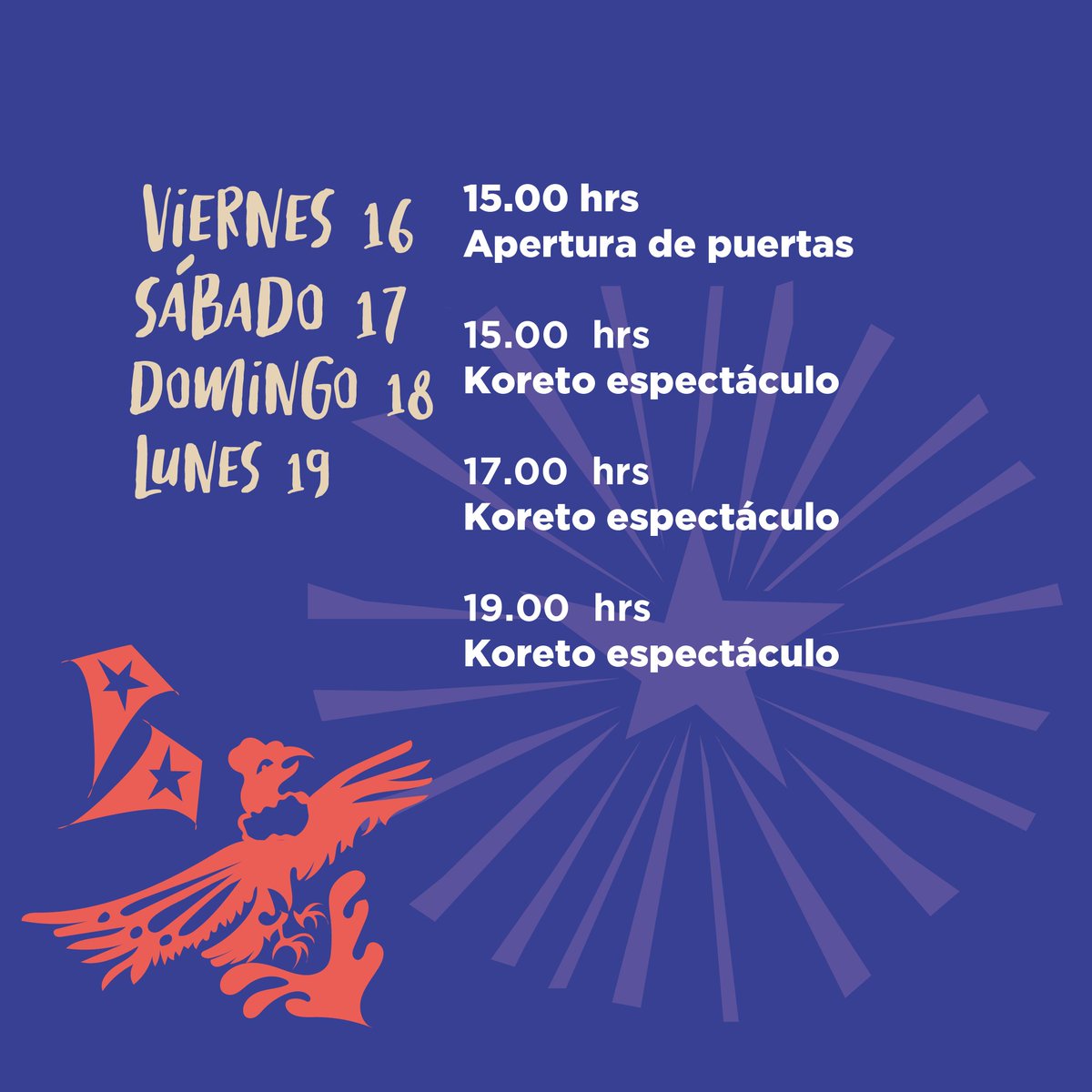 En las fondas de Santiago en Parque O'Higgins habrá un escenario principal con grandes músicos, un escenario familiar, el cuecódromo, el Teatro del Mundo y cocinerías, todo  indispensable para celebrar bien y en familia.
fondasantiago.cl