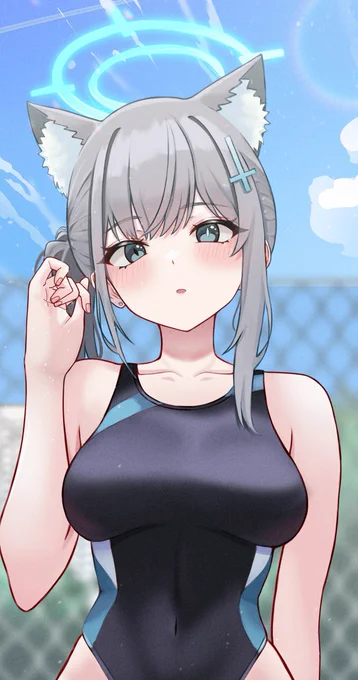 水着シロコ#ブルーアーカイブ #ブルアカ 