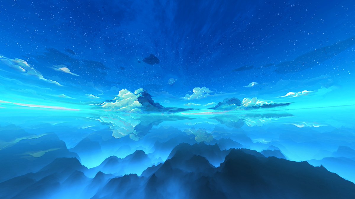 yurelius's tweet photo. Skies for the upcoming texture pack!

#minecraft #texturepack https://t.co/R3NP6Xk6YD