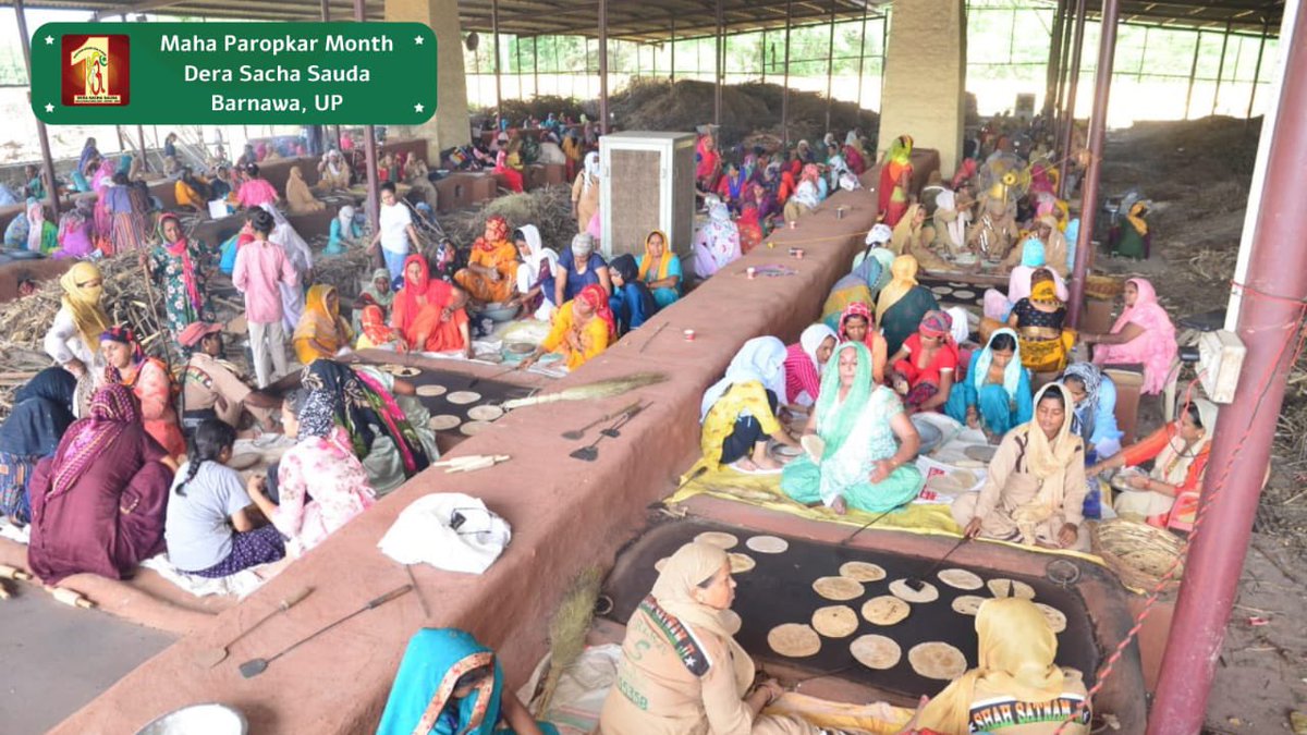 DSSNewsUpdates's tweet photo. Disciples overjoyed in festivity of Great Benevolence Month at Barnawa, UP today. They paid sincere gratitude to St. Dr. @Gurmeetramrahim Singh Ji Insan and performed many welfare works as a part of celebration! #32ndMahaParopkarMonth #DeraSachaSauda #BarnawaDiaries https://t.co/goRMSN02rP