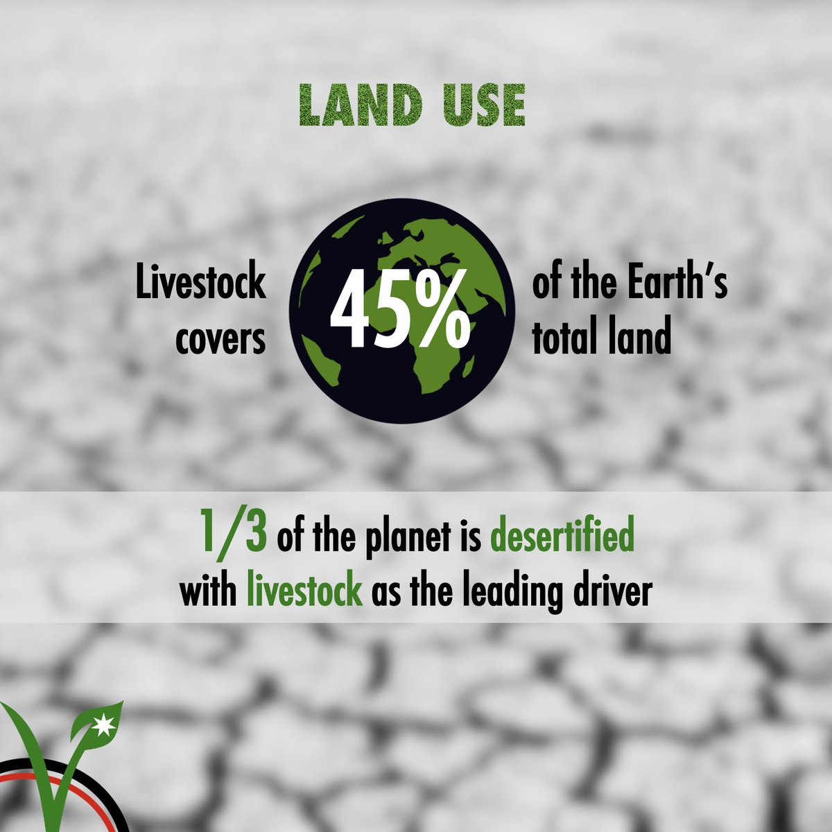 JordanianVegans's tweet photo. A few facts about the impact of animal agriculture on land use, desertification and the destruction of the Amazon
Sources: link in bio
#ClimateChange  #AnimalAgriculture https://t.co/5Z7TkLXi3R