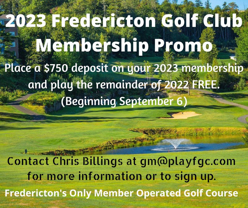 Fredericton Golf Club tweet media