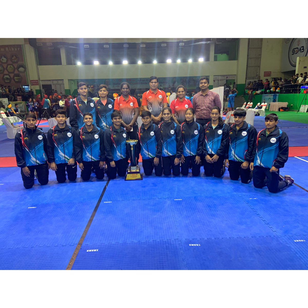 SAI Kabaddi (Girls) combined team  secured the Third Position 🥉 in 48th Jr. National Kabaddi Championship which was held at Patna, Bihar from 1st to 4th September, 2022.

Congratulations Team !!

#sportsauthorityofindia
#SAI_Gandhinagar
#Indiansports