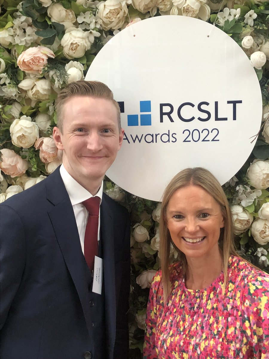 Myself and my expert patient / client <a href="/mrjoshmcdonagh/">Josh McDonagh</a> had an amazing time at the giving voice awards. A massive thank you to the <a href="/RCSLT/">RCSLT 💙</a> <a href="/KGadhok/">Kamini Gadhok MBE</a> <a href="/Nick_Hewer/">Nick Hewer</a>