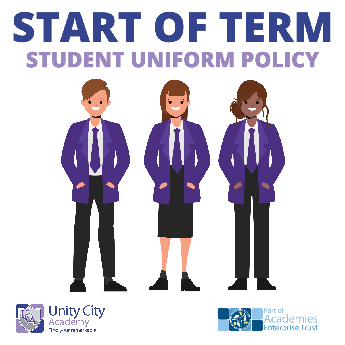 Unity City Academy on Twitter "With the new term starting on tuesday 6