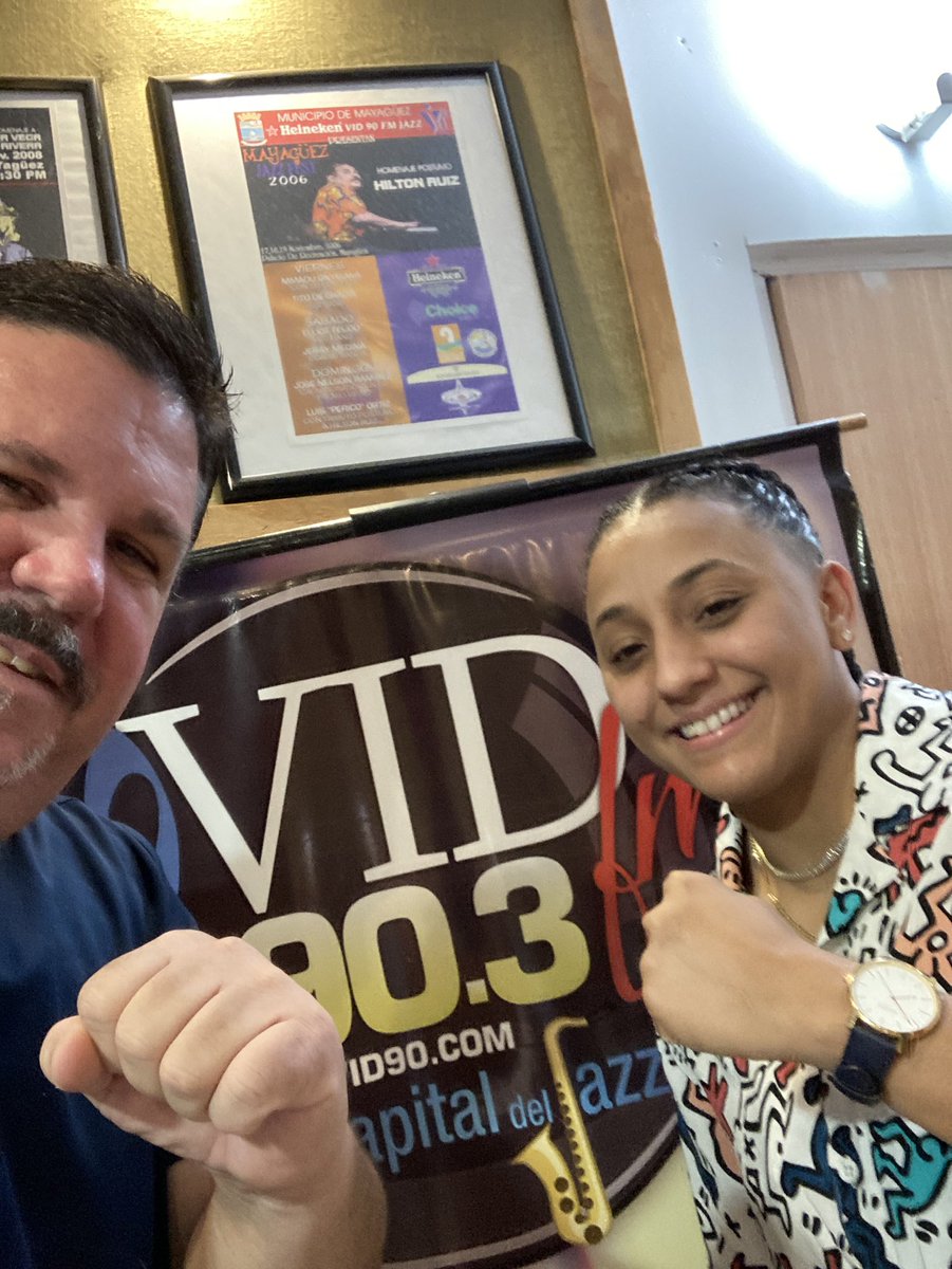 DavidPolancoort's tweet image. con “Karma” - boxeadora mayaguezana - Carmarie Matos