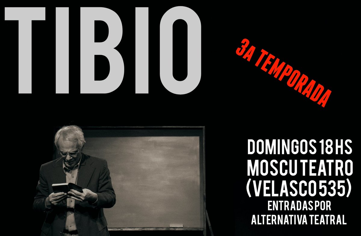 marianonsaba's tweet photo. 🎭A una semana del reestreno, ya se puede reservar en Alternativa Teatral 👇 https://t.co/chREBrAfxr