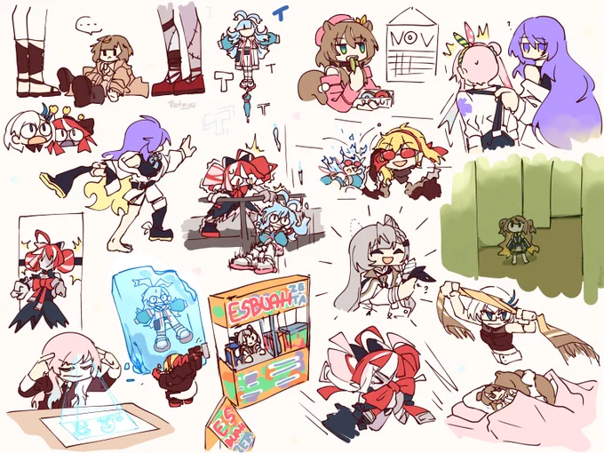 Doodles compilation 
#holoID 