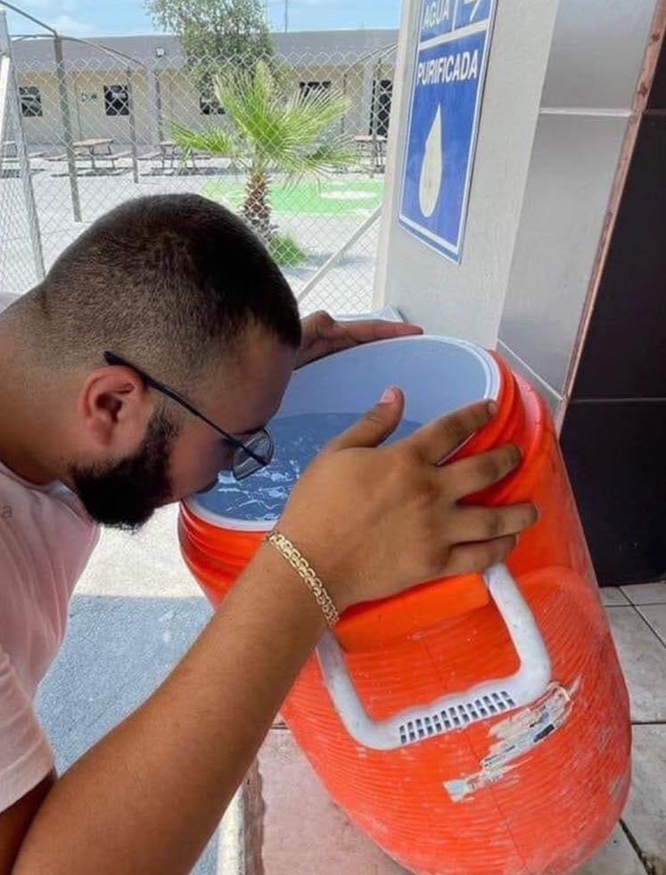 Que rica amaneció el agua hoy