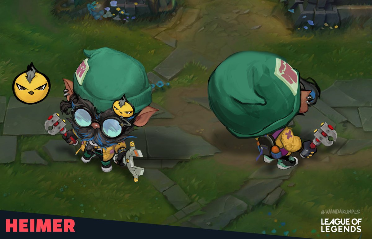 wandakunpls's tweet photo. 🔧Don't overthink, that's my job!🔧

@LeagueOfLegends x @PlayVALORANT
 
Agent / Radiant Heimerdinger skin concept 

[6/?] https://t.co/1eYX8EVfPA