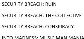 Tim Cosmo🌲| FNAF News on Twitter: "FNAF Leaks: Titles of "Phase One" of Security Breach's DLCs