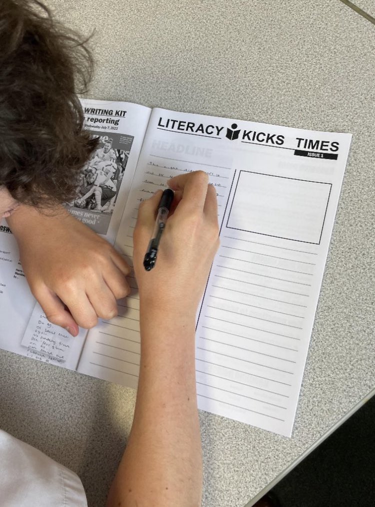 Literacy Kicks tweet media