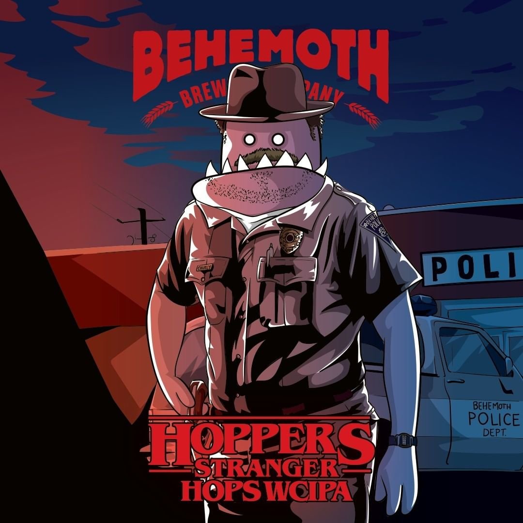 BeerPedia's tweet photo. Behemoth - Hoppers Stranger Hops / Germalt Of Rivibeer / Bloody Diabolical / Marty &amp; Wendy https://t.co/XhrDReQegx #beerpedia #behemothbrewing #westcoastipa #milkstout #doubleredipa #hazyipa #citra #calypso #beernews #beerblog #newrelease #newlabel #craftbeer #μπύρα #beer #bier https://t.co/DnKsrYSj4y