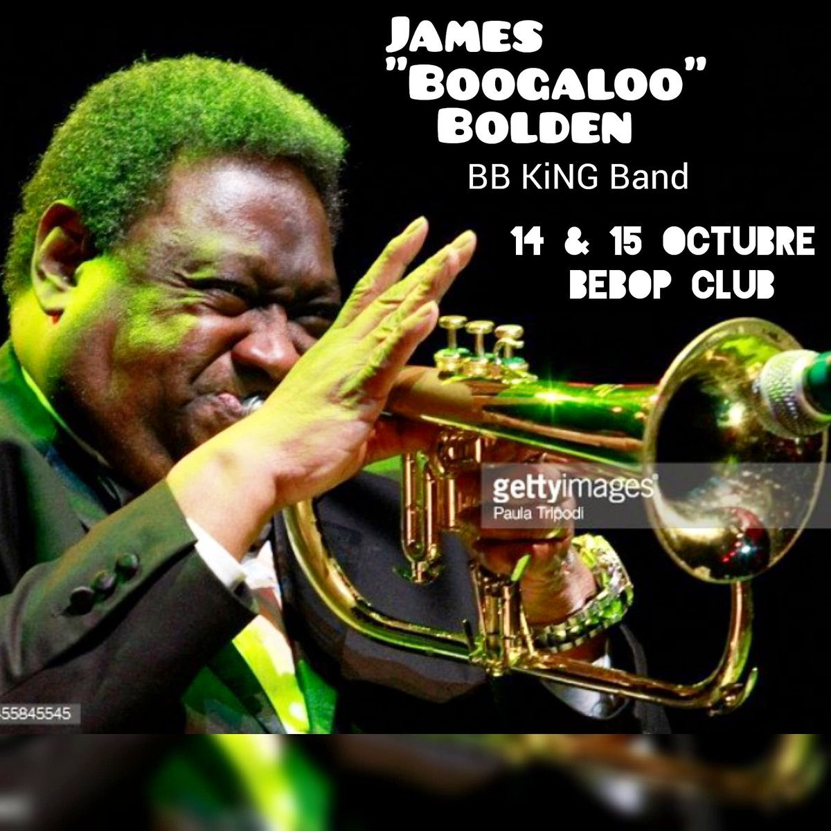 BsAsBlues's tweet photo. Se viene #JamesBolden "Boogaloo"( #BBKingBand ) 14 &amp; 15 de Octubre en @bebopclub .
No te lo pierdas .
#jamesbolden 
#Blues 
#bebopclub 
#bbking #bbkingband https://t.co/l8kbn1oABU