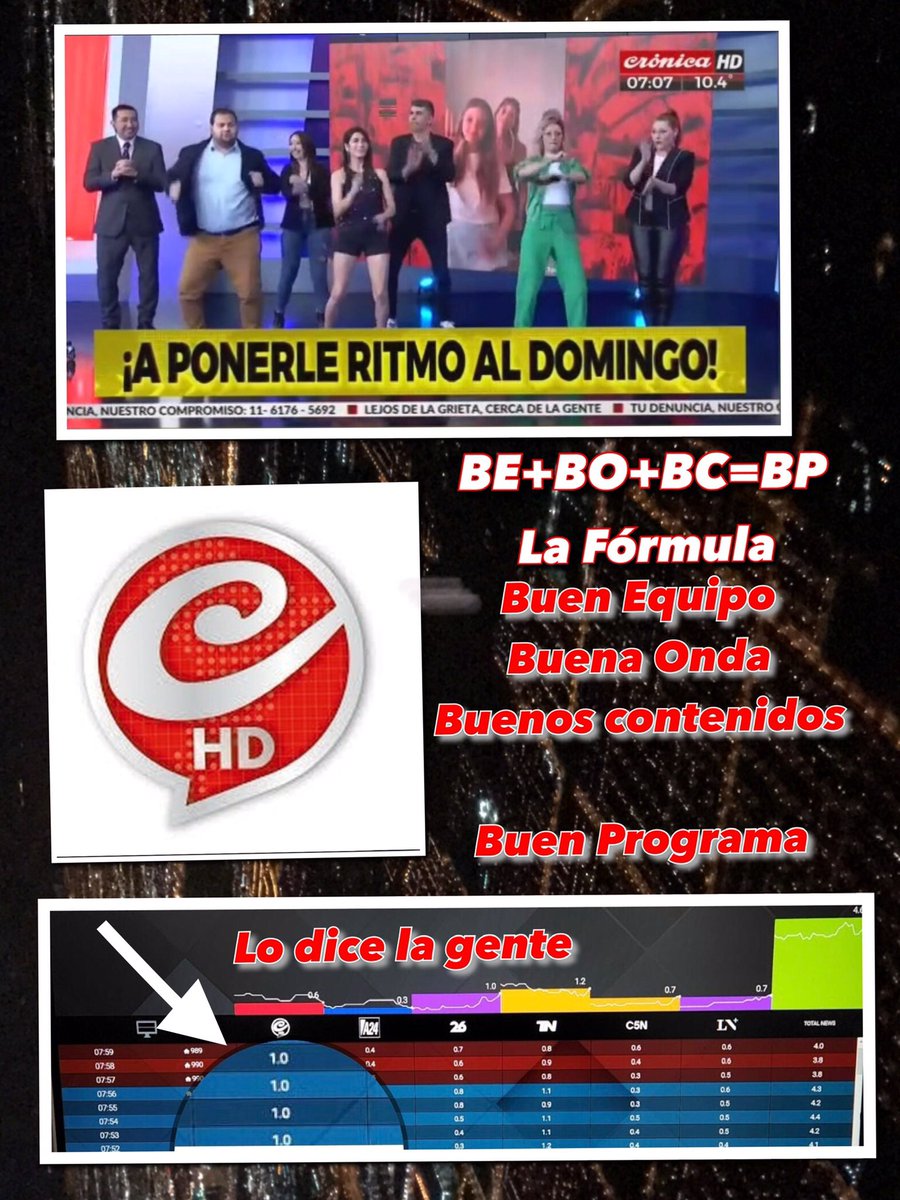 Que ves los Domingos? <a href="/CronicaTV/">Crónica</a> sin dudas 👇🏻