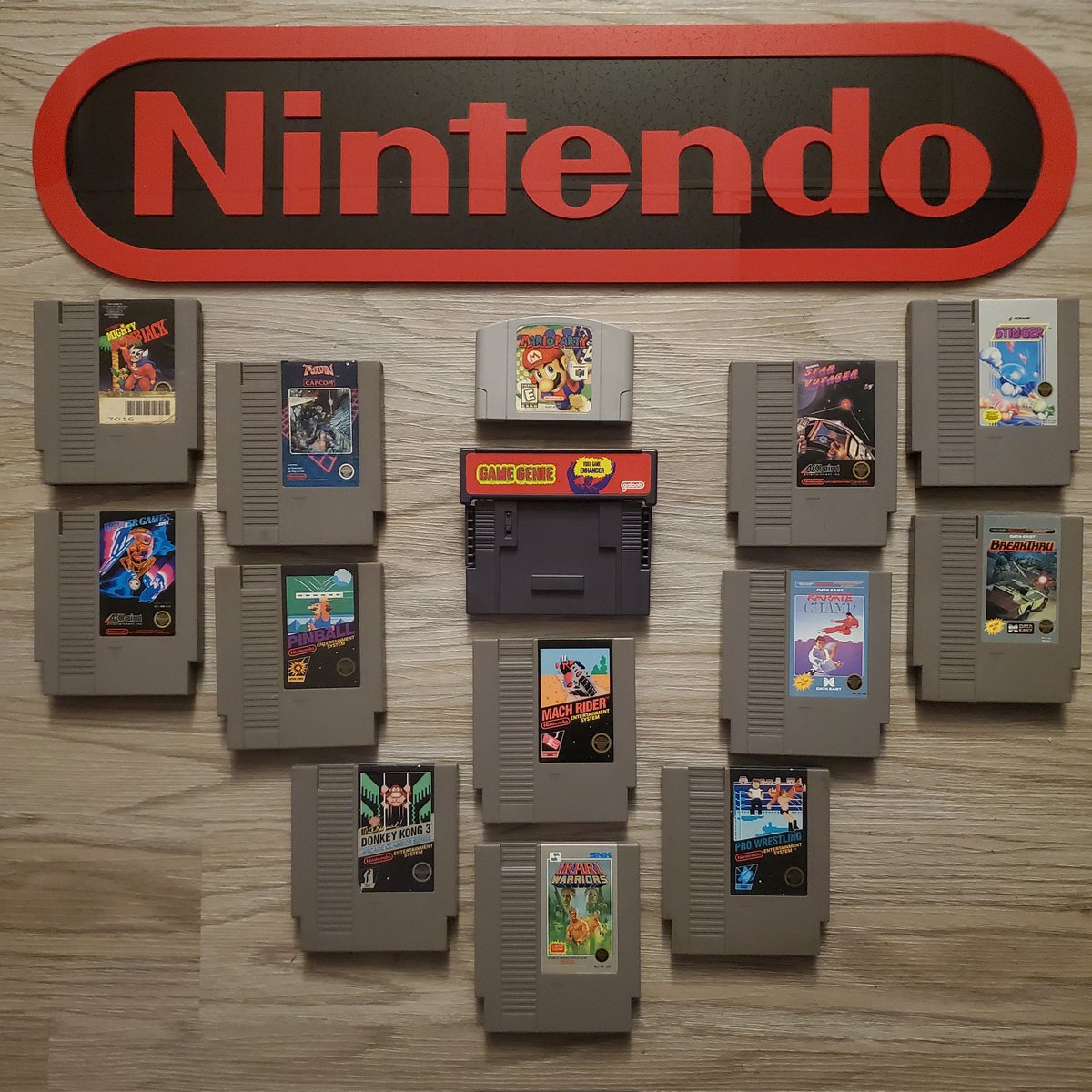MouraBros's tweet photo. Pick-ups from Steel Collectibles in late August, containing a TON of 5- screw NES game paks!
#pickups #Nintendo #nes #nintendoentertainmentsystem #prowrestling #pinball #mightybombjack #donkeykong3 #marioparty #nintendo64 #n64 #gamegenie #supernintendo #snes https://t.co/PqKUdWMDP9