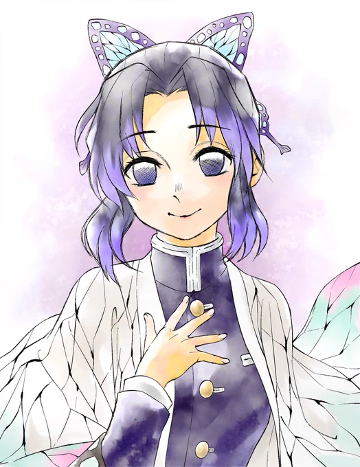 しのぶさんが良い感じに出来た。 