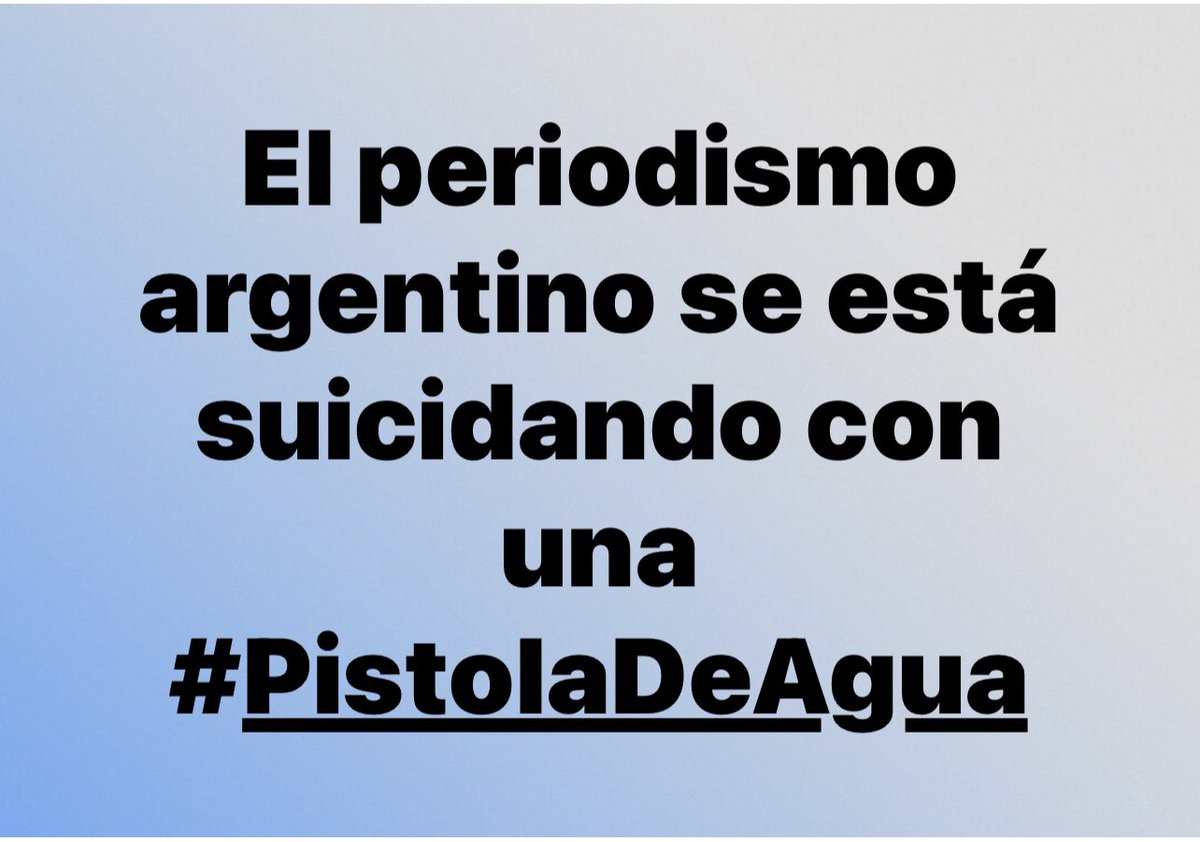 QUÉ MAL LES SALIÓ A TODOS LOS CÓMPLICES!!!
@lanacionmas @todonoticias @C5N @A24COM #PistolitaDeAgua #PistolaDeAgua