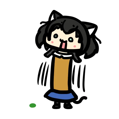 30cm伸びる大鳥翠さんのイラストです#大鳥翠 