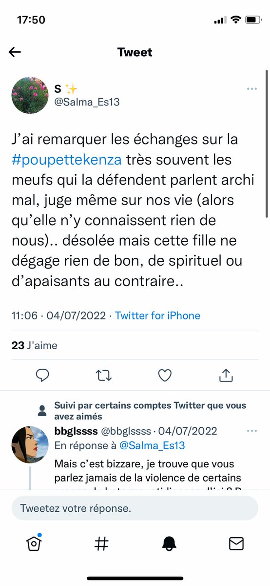 ImaneBabul's tweet photo. Mdrrrr c’était pas toi qui disait “celle qui défendent Kenza parlent archi mal? Chéri t’es encore pas cohérente 😢😢 https://t.co/BFVv1JM6Nd