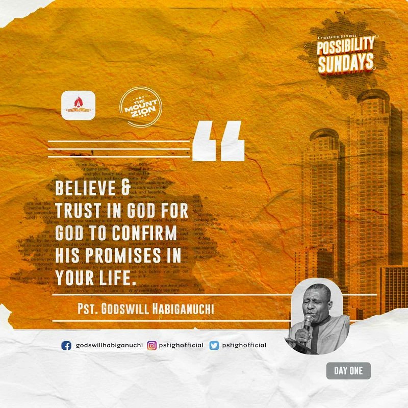 Pst_IGHOfficial's tweet photo. CONFIRMATION
👉 According to James 4:8, have a serious relationship with God and  keep your faith strong in God for his confirmation.

 _Prayer_
You'll never count losses in this ember month but gains will come your way in Jesus name. Amen

#PossibilitySundays
#Confirmation https://t.co/2JHkjlDdha