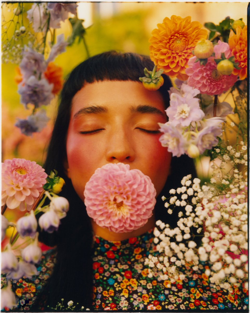 Handprint of Akima on #120film 🎞 | More from this shoot soon! 🌺🤞🏼