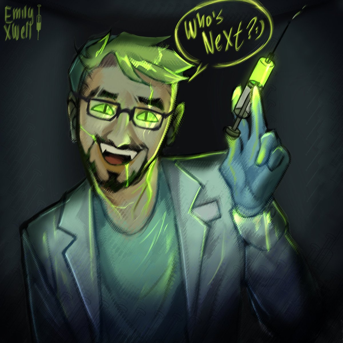 milykoy's tweet image. Took a break from the colored square collection to do this challenge by @TurquoiseMagpie !! And I suffered a lot, but it was fun!!
[#septicart #jacksepticeye]