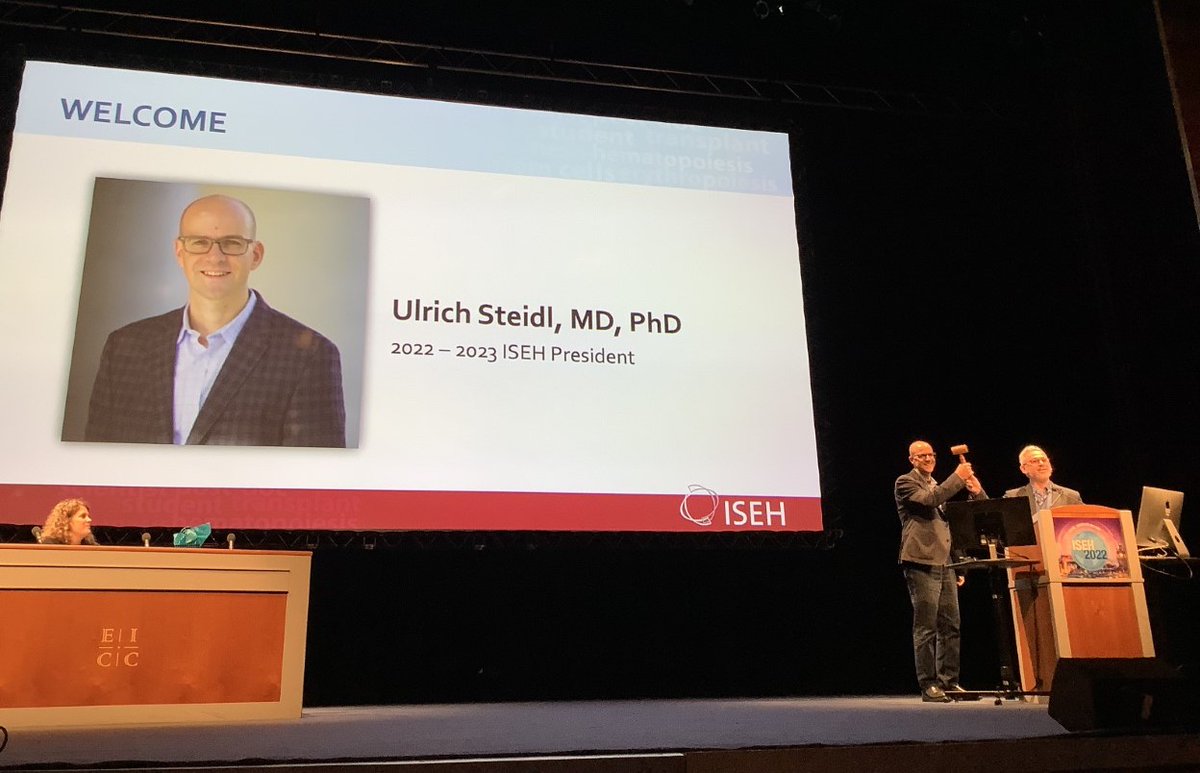 EinsteinSCI (@einstein_sci) on Twitter photo Congratulations to our <a href="/Einstein_SCI/">EinsteinSCI</a> Interim Director Uli Steidl <a href="/SteidlUli/">Uli Steidl</a> for his appointment as the new president of the <a href="/ISEHSociety/">ISEH</a>! As a phenomenal #ISEH2022 meeting comes to a close, we are very much looking forward to #ISEH2023 in New York City! Congratulations to our <a href="/Einstein_SCI/">EinsteinSCI</a> Interim Director Uli Steidl <a href="/SteidlUli/">Uli Steidl</a> for his appointment as the new president of the <a href="/ISEHSociety/">ISEH</a>! As a phenomenal #ISEH2022 meeting comes to a close, we are very much looking forward to #ISEH2023 in New York City!